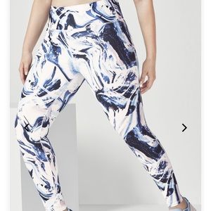 Salar Printed Powerhold Legging - Frosted Marble
